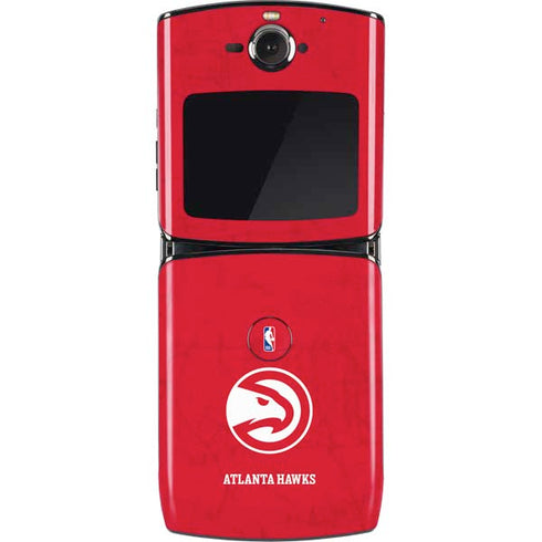 NBA Atlanta Hawks Distressed Motorola RAZR Skin