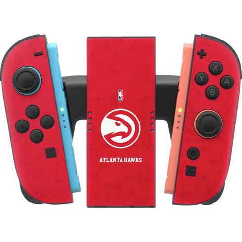 NBA Atlanta Hawks Distressed Nintendo Switch 2 (2025) Joy-Con Controller Skin