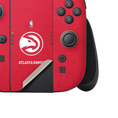 NBA Atlanta Hawks Distressed Nintendo Switch 2 (2025) Joy-Con Controller Skin