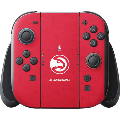NBA Atlanta Hawks Distressed Nintendo Switch 2 (2025) with Joy-Con Skin