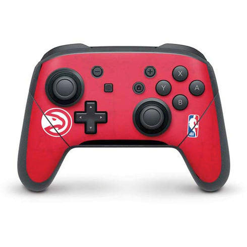 NBA Atlanta Hawks Distressed Nintendo Switch Pro Controller Skin