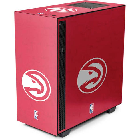 NBA Atlanta Hawks Distressed NZXT H510 Compact ATX Mid-Tower Case Skin