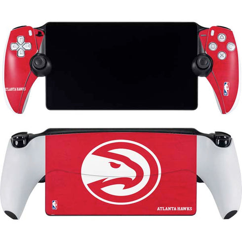 NBA Atlanta Hawks Distressed PlayStation Portal Remote Player Skin