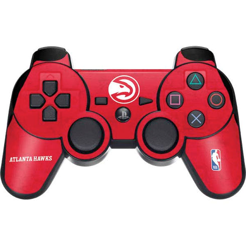 NBA Atlanta Hawks Distressed PS3 Dual Shock wireless controller Skin