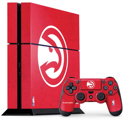 NBA Atlanta Hawks Distressed PlayStation PS4 Skins