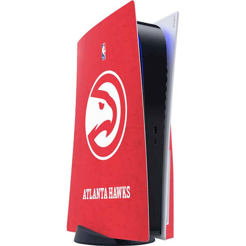 NBA Atlanta Hawks Distressed PS5 Console Skin