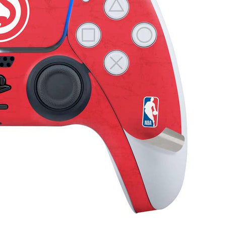NBA Atlanta Hawks Distressed PS5 Controller Skin