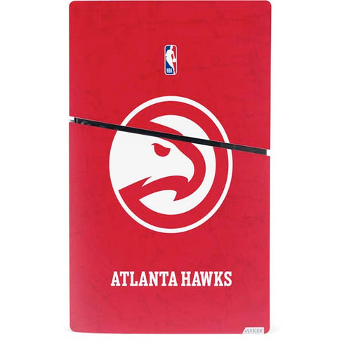 NBA Atlanta Hawks Distressed PS5 Slim Digital Edition Bundle Skin