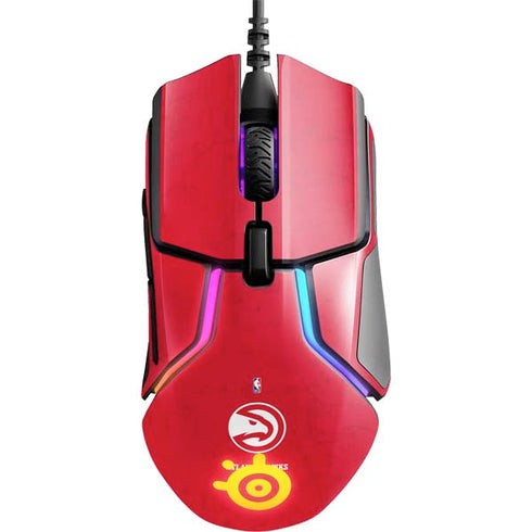 NBA Atlanta Hawks Distressed SteelSeries Rival 600 Gaming Mouse Skin