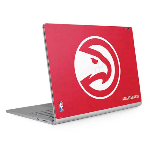 NBA Atlanta Hawks Distressed Surface Book 2 13.5in Skin