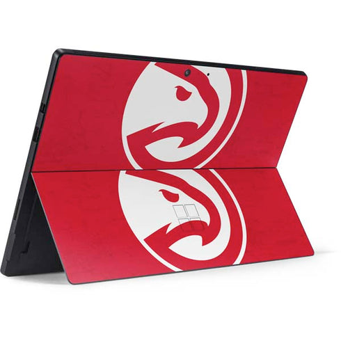 NBA Atlanta Hawks Distressed Surface Pro 7 Skin