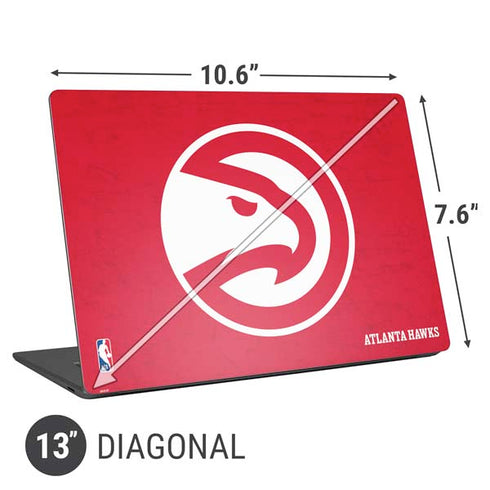 NBA Atlanta Hawks Distressed Universal Laptop 13in (10.6 x 7.6in) Skin