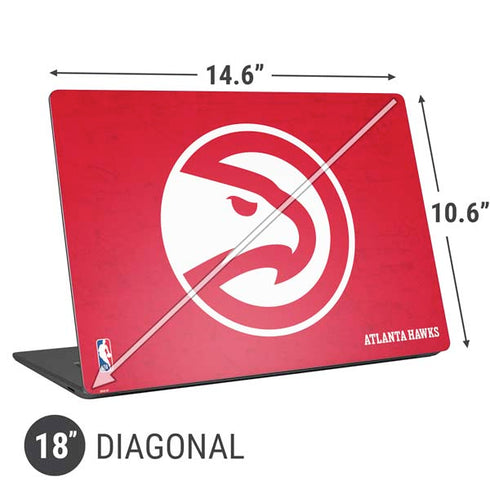 NBA Atlanta Hawks Distressed Universal Laptop 18in (14.6 x 10.6in) Skin