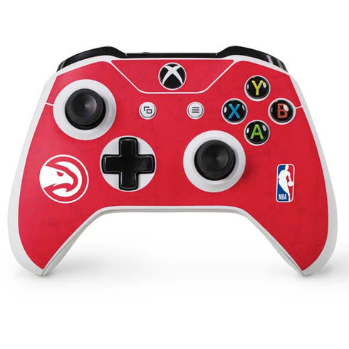 NBA Atlanta Hawks Distressed Xbox One S Controller Skin