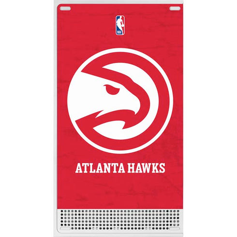 NBA Atlanta Hawks Distressed Xbox Series S Console Skin