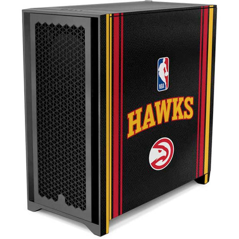 NBA Atlanta Hawks Jersey Corsair 4000D Tempered Glass Mid-Tower ATX Case Skin