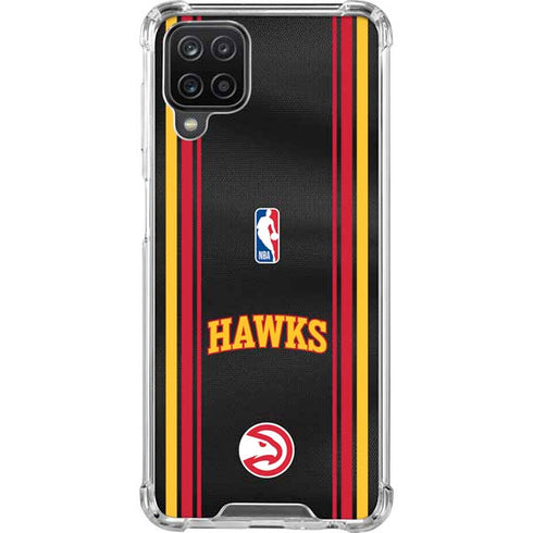 NBA Atlanta Hawks Jersey Galaxy A12 Clear Case