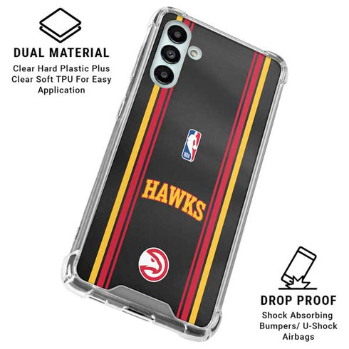 NBA Atlanta Hawks Jersey Galaxy A13 5G Clear Case