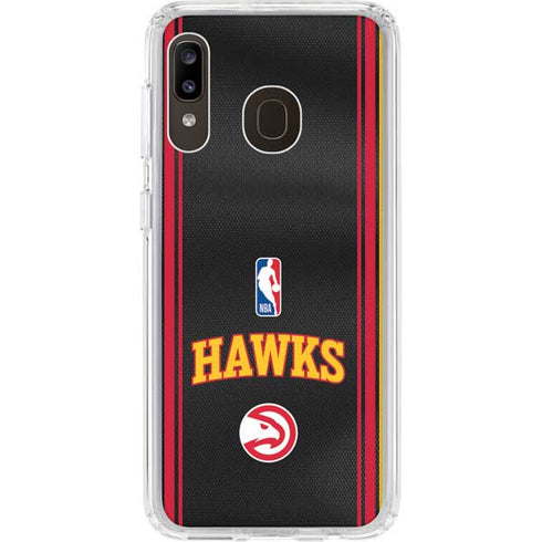 NBA Atlanta Hawks Jersey Galaxy A20 Clear Case