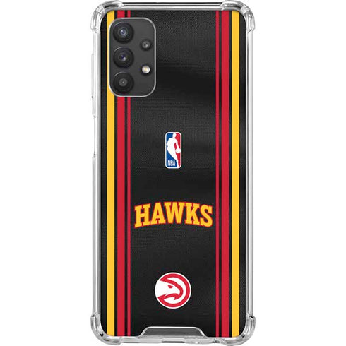 NBA Atlanta Hawks Jersey Galaxy A32 5G Clear Case