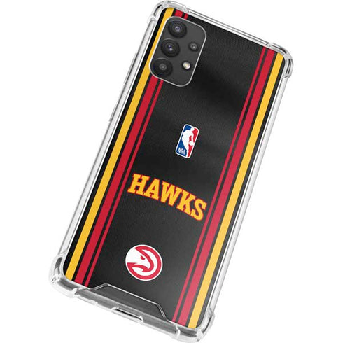 NBA Atlanta Hawks Jersey Galaxy A32 5G Clear Case