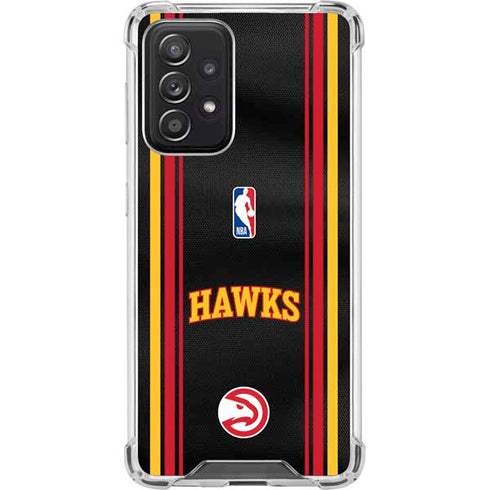 NBA Atlanta Hawks Jersey Galaxy A52 5G Clear Case