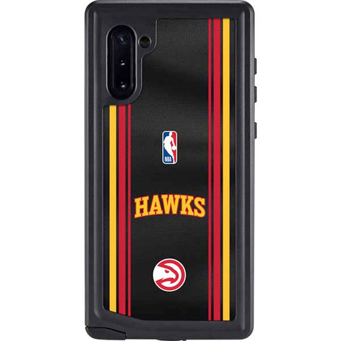 NBA Atlanta Hawks Jersey Galaxy Note 10 Waterproof Case