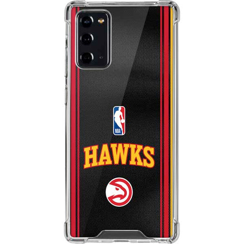 NBA Atlanta Hawks Jersey Galaxy Note20 5G Clear Case