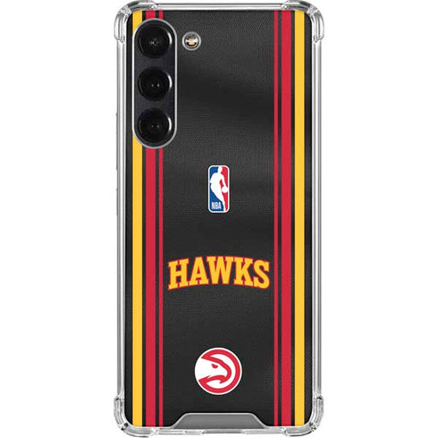 NBA Atlanta Hawks Jersey Galaxy S24 FE Clear Case