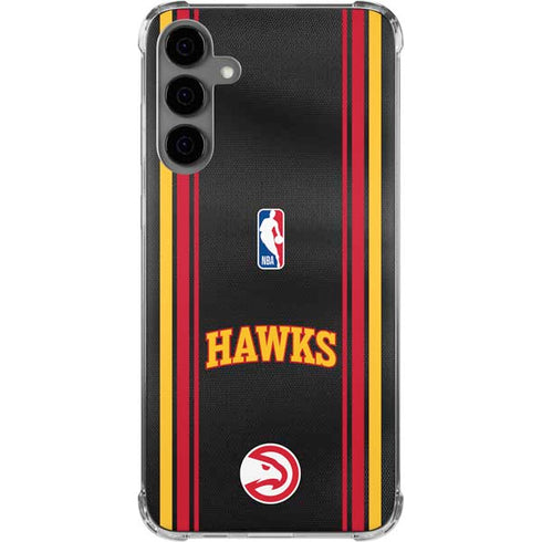 NBA Atlanta Hawks Jersey Galaxy S24 Plus Clear Case