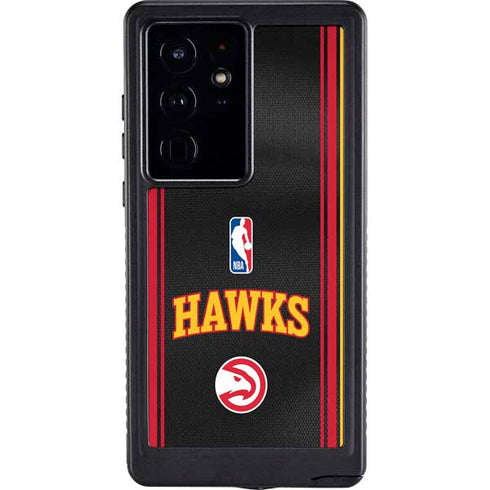 NBA Atlanta Hawks Jersey Galaxy S24 Ultra Waterproof Case