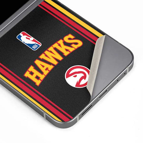 NBA Atlanta Hawks Jersey Galaxy Z Flip6 Skin