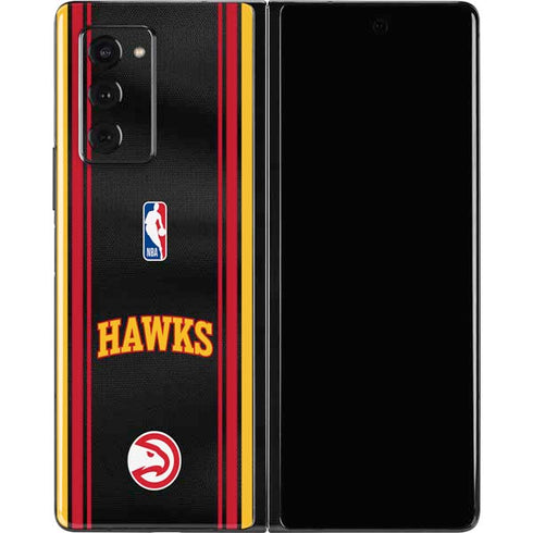 NBA Atlanta Hawks Jersey Galaxy Z Fold2 5G Skin