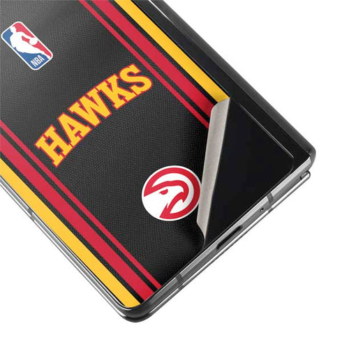 NBA Atlanta Hawks Jersey Galaxy Z Fold2 5G Skin