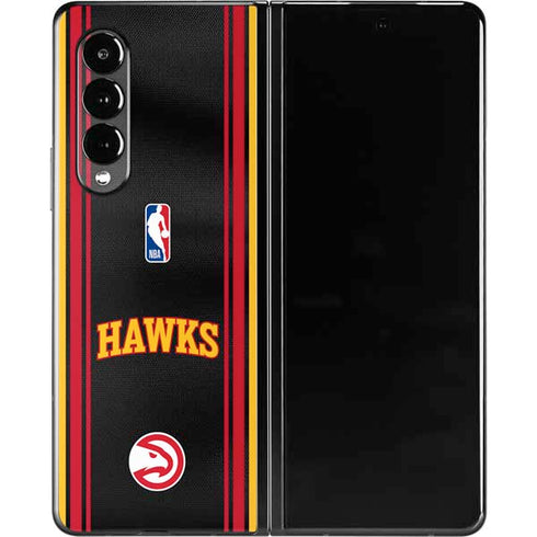 NBA Atlanta Hawks Jersey Galaxy Z Fold3 5G Skin