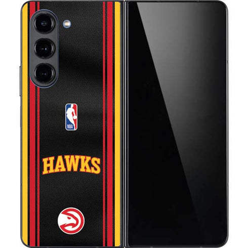 NBA Atlanta Hawks Jersey Galaxy Z Fold5 5G Skin