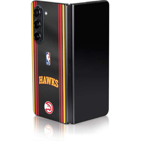 NBA Atlanta Hawks Jersey Galaxy Z Fold5 5G Skin