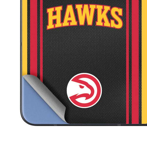 NBA Atlanta Hawks Jersey Galaxy Z Fold5 5G Skin