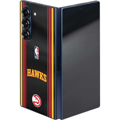 NBA Atlanta Hawks Jersey Galaxy Z Fold6 Skin