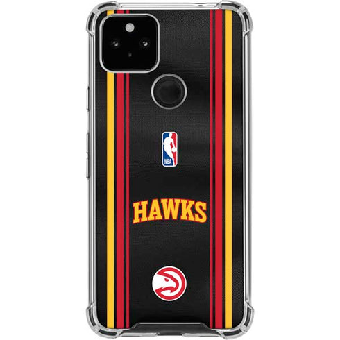 NBA Atlanta Hawks Jersey Google Pixel 5a 5G Clear Case
