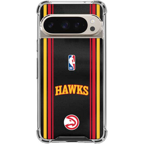 NBA Atlanta Hawks Jersey Google Pixel 9 Pro XL Clear Case