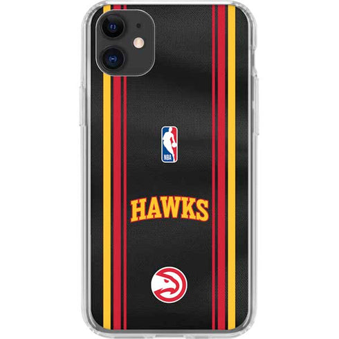 NBA Atlanta Hawks Jersey iPhone 11 Clear Case