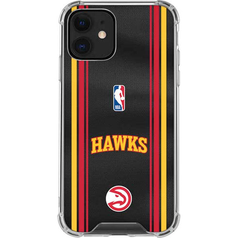 NBA Atlanta Hawks Jersey iPhone 12 Clear Case
