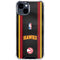 NBA Atlanta Hawks Jersey iPhone 14 Plus Clear Case