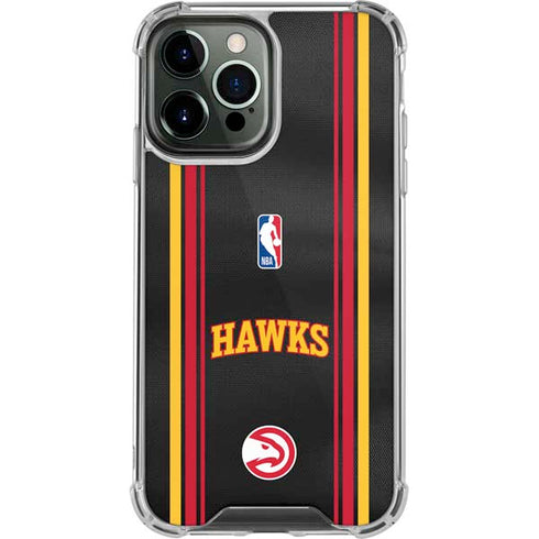 NBA Atlanta Hawks Jersey iPhone 14 Pro Max Clear Case