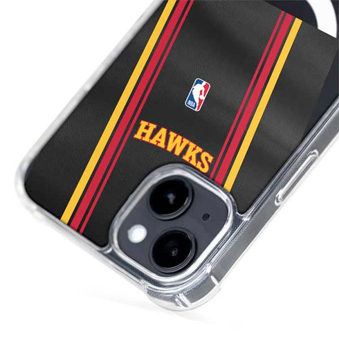 NBA Atlanta Hawks Jersey iPhone 15 Plus MagSafe Case