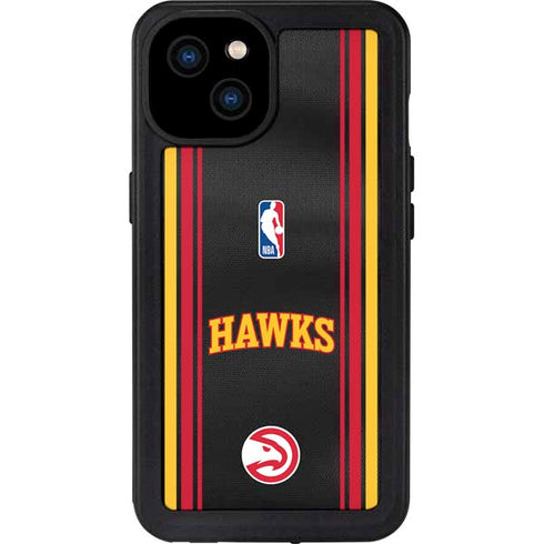 NBA Atlanta Hawks Jersey iPhone 15 Plus Waterproof Case