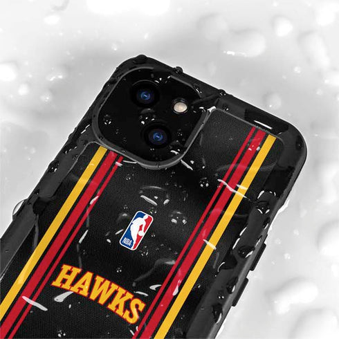NBA Atlanta Hawks Jersey iPhone 15 Plus Waterproof Case
