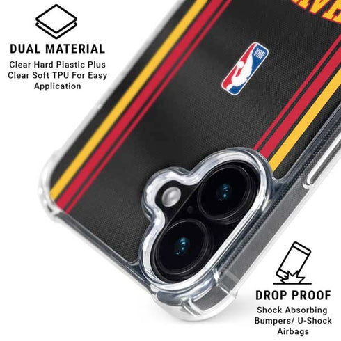 NBA Atlanta Hawks Jersey iPhone 16 Clear Case