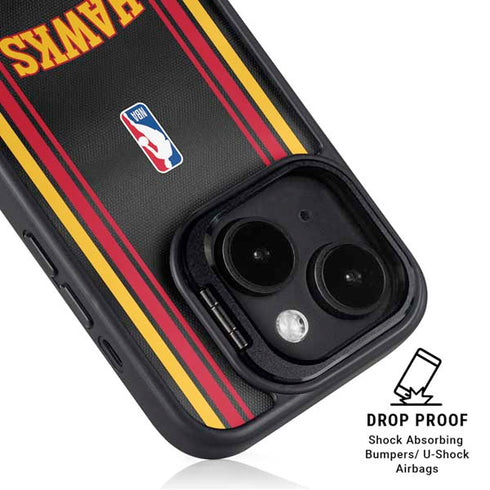 NBA Atlanta Hawks Jersey iPhone 16 Kickstand Case
